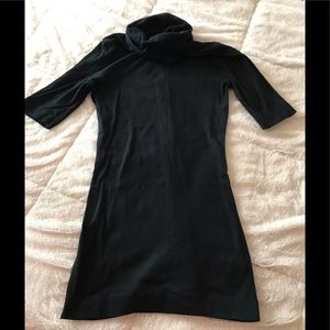 Black cotton turtleneck